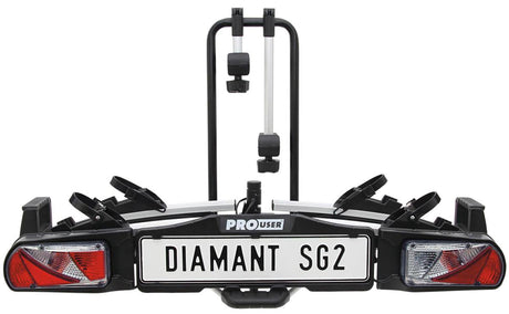 Tradekar International BV Pro-User-Fahrradträger – Diamond SG2 – 2 Fahrräder