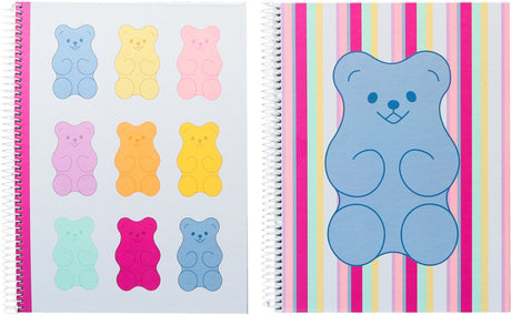 Kangaro-Spiralblock – B'log Sweet Candy – Größe A4 – mit Linie – mit Erdbeerduft – an-122688-a