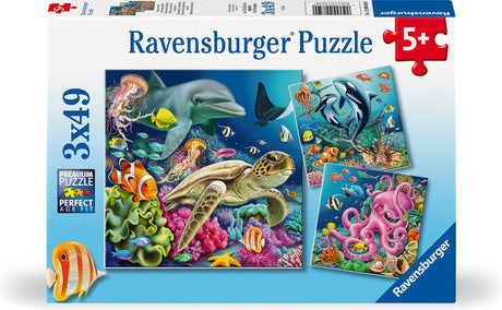 Ravensburger Puzzle Unterwasser 3x49 Teile