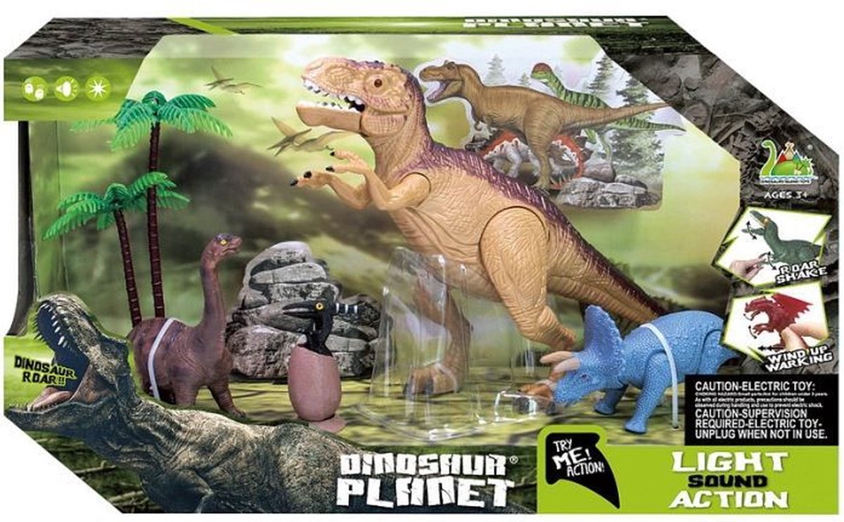 Amuuso Dinosaurier-Spielset.