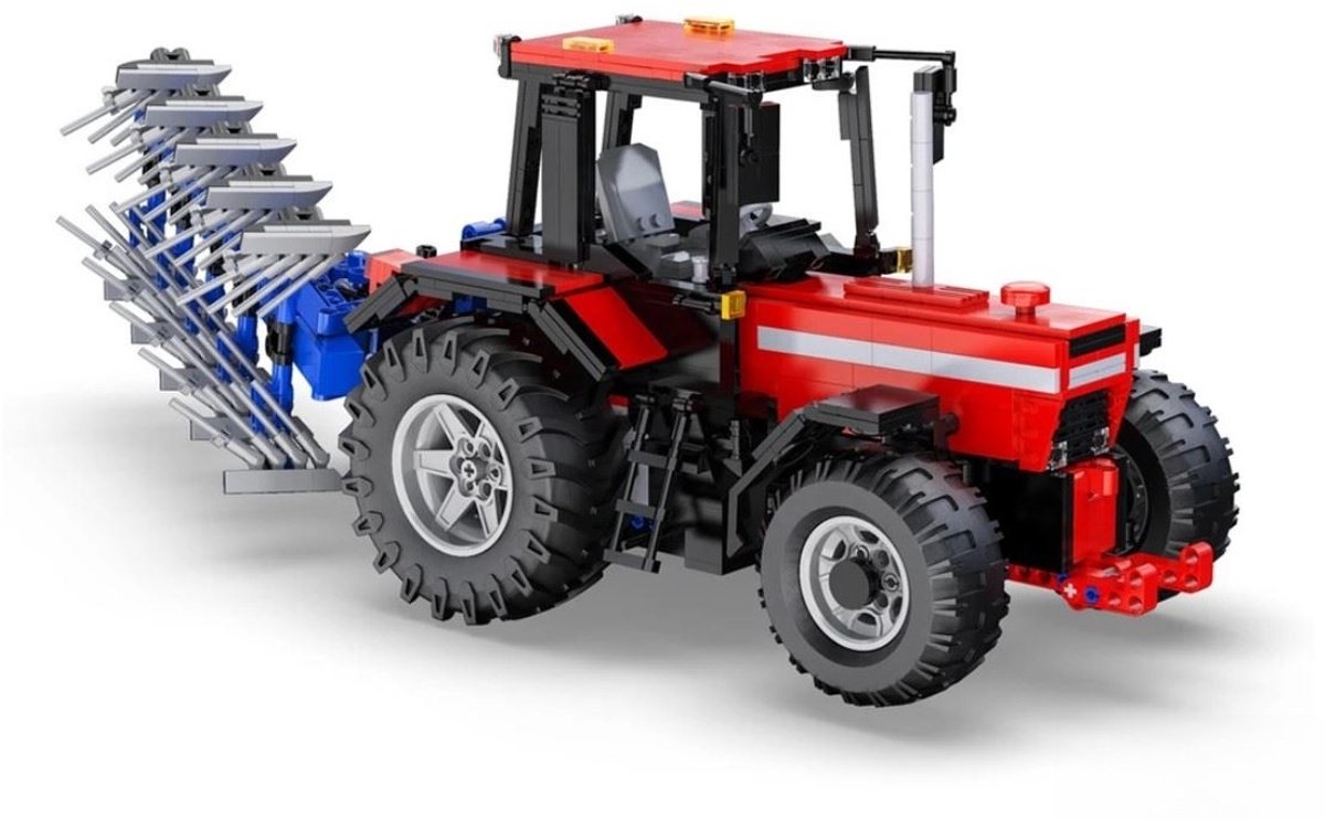 Cada Bricks C61052W Traktor RC Bauset | klassischer Bauernhofbau-Modellbau | niederländische Geschenke | Technische Spielzeugideen für Erwachsene und Kinder | Batterie nicht für Lego Technic geeignet | Bausatz mit 1469 Bausteinen