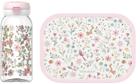 Mepal lunchset (drinkfles met flipdop lunchbox) campus - 600 + 750 ml - broodtrommel en drinkbeker voor kinderen - bento box - drinkfles met flipdop - fairy wonders