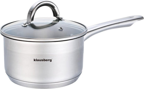 Klausberg 7132 - Kochtopf mit Deckel - Soßenpfanne - 14 cm - 1 Liter