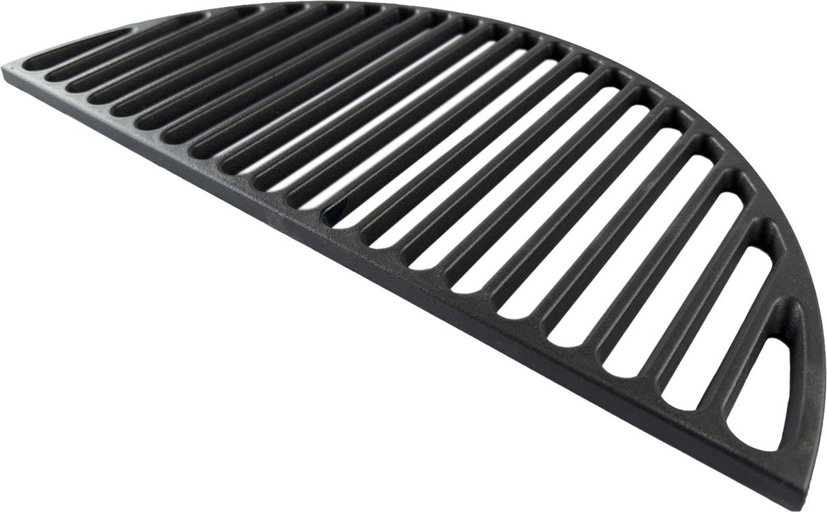 Grill guru large cast iron half moon grill - 47cm