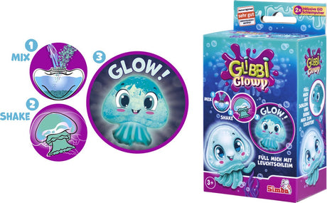 Simba - glibbi glowy - jellyfish - slijm - licht op in het donker
