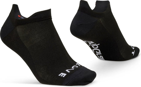 Gripgrab – klassische No-Show-Sommer-Radsocken, 1 Paar Knöchelsocken, Coolmax-Sportsocken – Schwarz – Unisex – Größe XS (35–38)