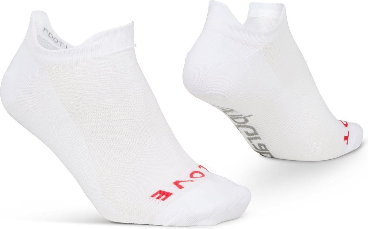 Gripgrab – klassische No-Show-Sommer-Radsocken 1 Paar Knöchelsocken Coolmax-Sportsocken – weiß – Unisex – Größe M (41–44)
