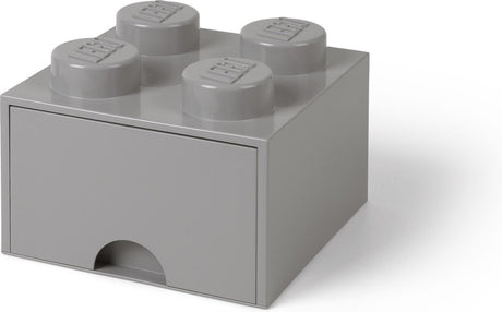 Lego Schreibtischschublade Stein 4, grau -