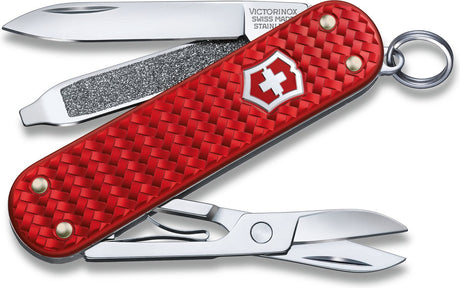 Victorinox klassisches Edel-Alox-Taschenmesser – ikonisches Rot – 5 Funktionen