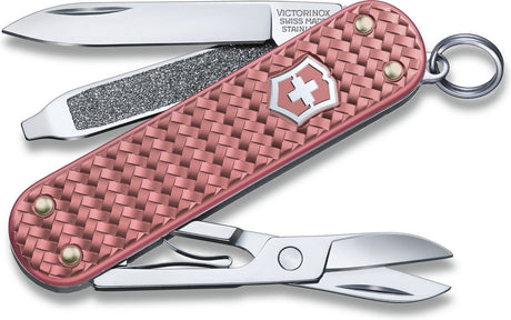 Victorinox klassisches Edel-Alox-Taschenmesser – sanftes Rosa – 5 Funktionen