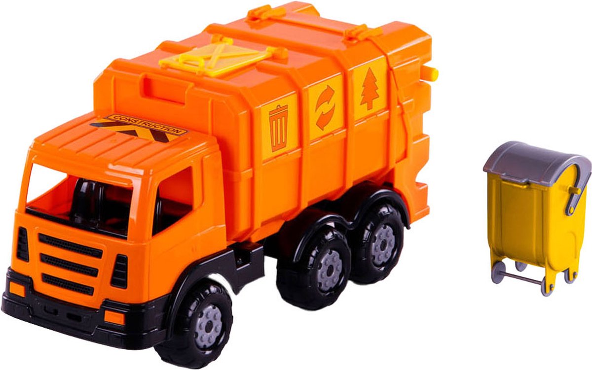Cavallino XL Müllwagen Orange, 42 cm