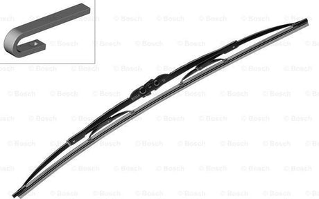 Bosch 650u - ruitenwisser twin - lengte: 650 mm - enkele wisser voor