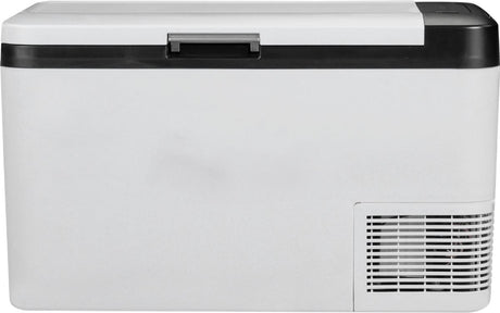Steamy -e single zone elektrische compressor koelbox - 26 liter - 12v en 230v - voor auto en camping - wit