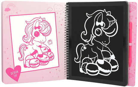 Depesche - ylvi magic scratch coloring book