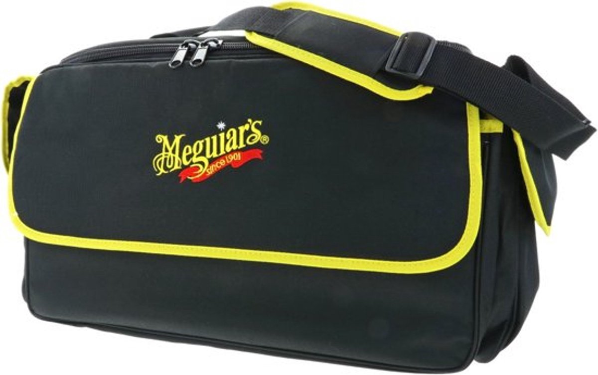 Meguiar's Meguiar's große Kit-Tasche – extra große Detailtasche – mit Klettverschluss gegen Verrutschen – 60 x 35 x 30 cm, Aufbewahrungstasche für die Autopflege