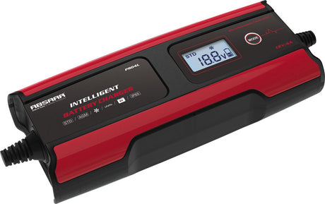 Absaar Batterieladegerät Pro4 Lithium – 6–12 V, 4 A – Auto, Motorrad, Boot
