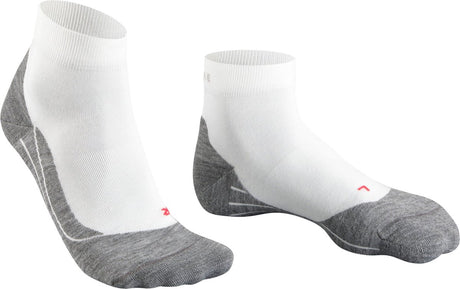 Falke ru4 kurze Anti-Blasen-Baumwoll-Funktionsmaterial-Laufsocken Herren weiß - Größe 42-43