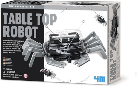 4m Wissenschaft und Spiele – Bauen Sie Ihren eigenen Tischroboter – Bausatz – kidzrobotix – 8+