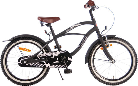 Volare Black Cruiser Kinderbike - Jungen - 18 Zoll - schwarz - 95% versammelte sich