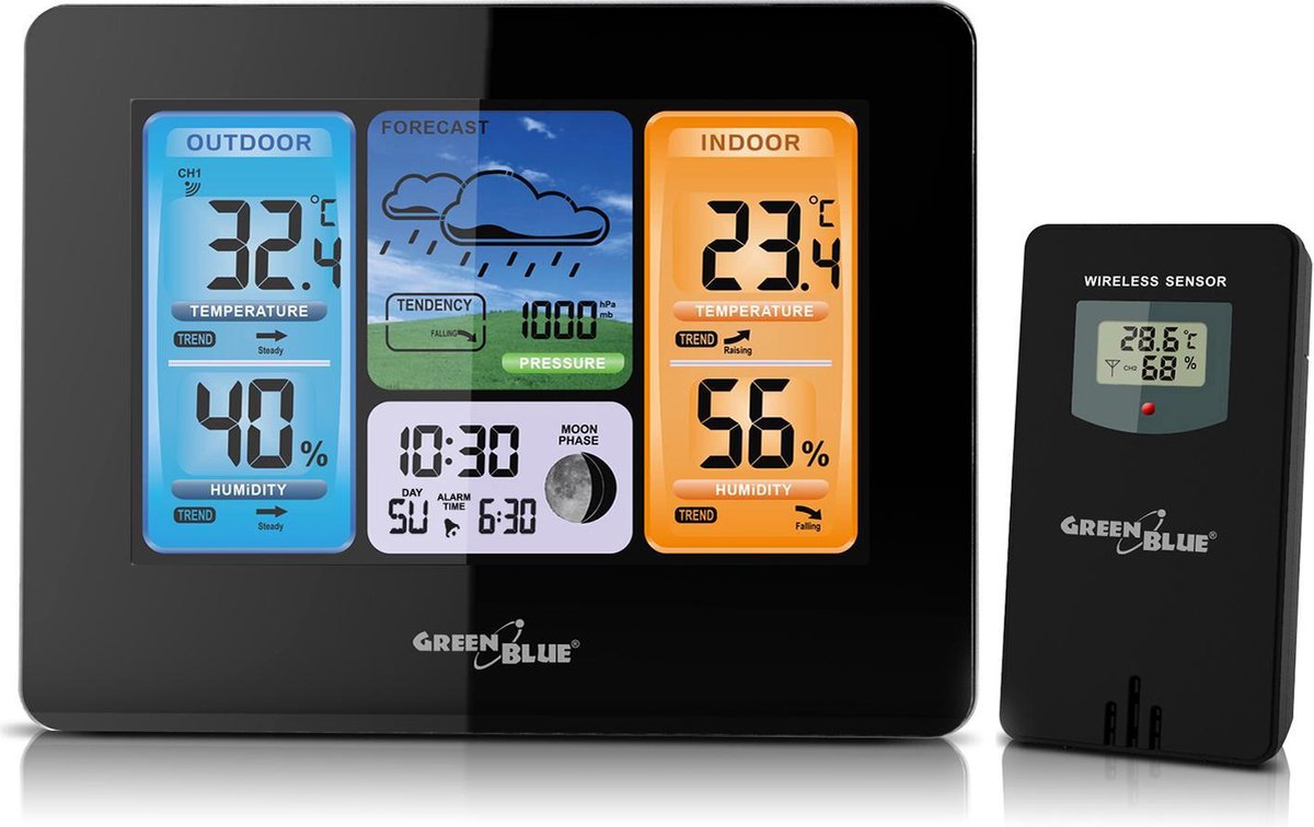 Greenblue Funkwetterstation mit DCF-System – GB526