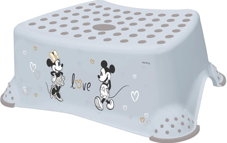 Keeper Mickey Mouse Tritthocker – Wolkenblau – für Toilettentraining und Zähneputzen