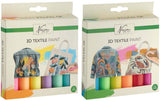 Creative craft group nassau 3d textielverf set - 6st.
