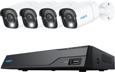 Reolink nvs8-12mb4, slimme 12mp poe