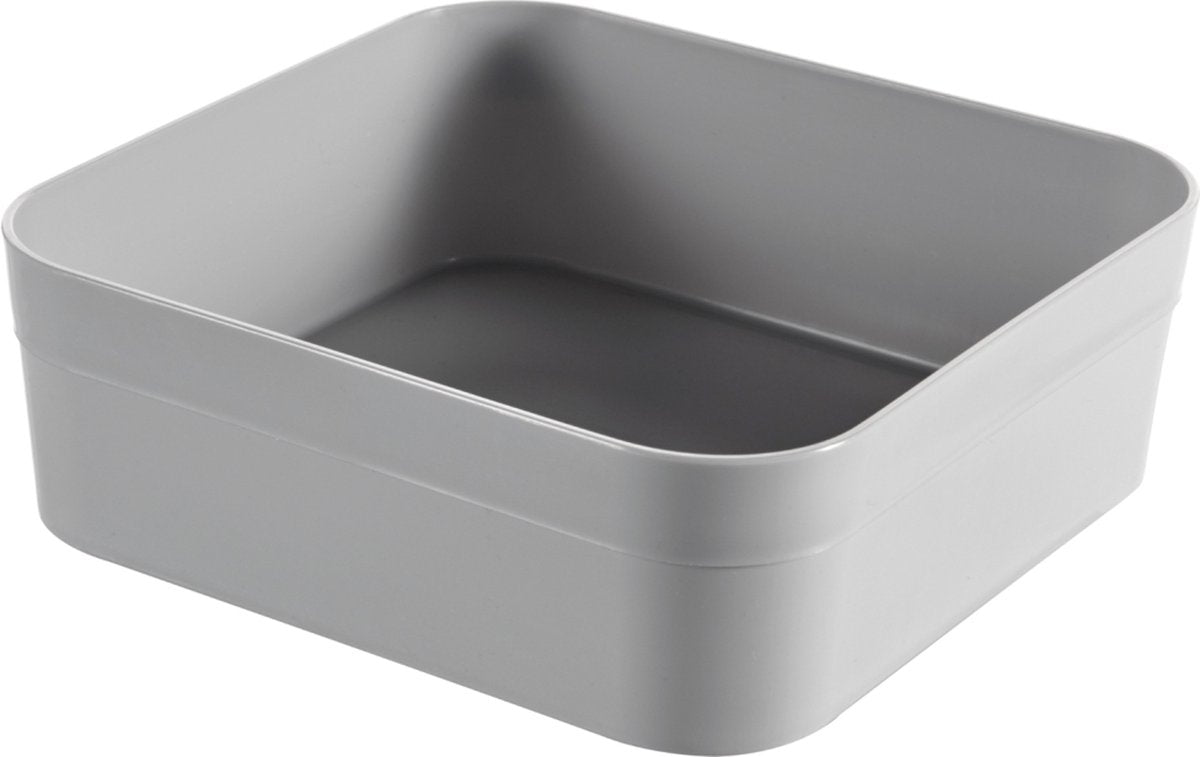 Curver Infinity Schubladenbox quadratisch grau | 3 Stück