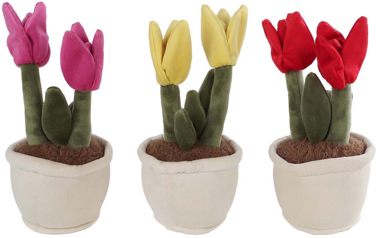 Nimm mich mit nach Hause, Tulpenpflanze, Plüschtier, 27 cm
