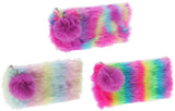 Koopman Federmäppchen Regenbogenplüsch, 20,5 cm