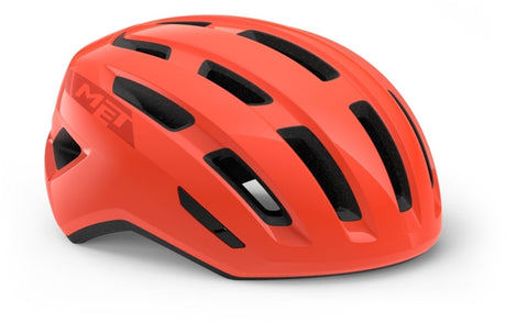 With Miles Mips Fahrradhelm Herren Damen – Fahrradhelm Citybike Erwachsene – E-Bike – Trekking – Größe S M (52–58 cm) – Koralle glänzend (rot)