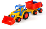 Cavallino Basics Traktor mit Schaufel und Anhänger