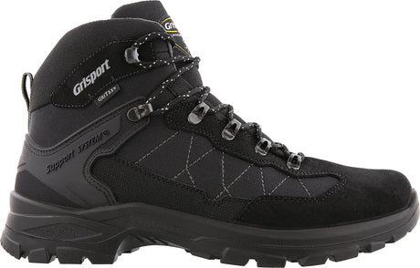 Grisport scout mid unisex wandelschoenen - black