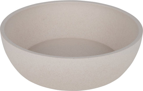 District 70 bamboo hondenvoerbak – 2-pack – merengue – maat m – anti-slip – voer waterbak hond m
