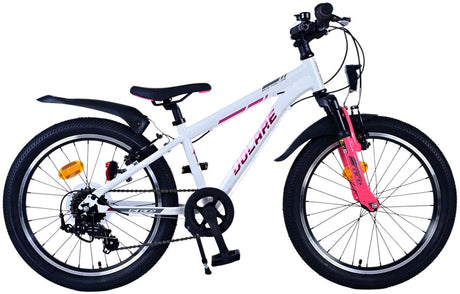 Volare XC Race Kinderfahrrad – 20 Zoll – Weiß Rosa – 7 Gänge