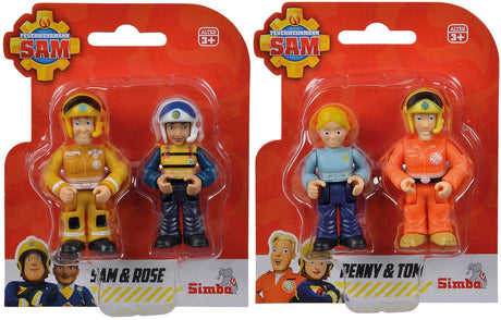 Simba Feuerwehrmann Sam Spielfiguren Doppelset – Actionfiguren Spielzeug.