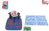 Bingo-Walze mit 90 Zahlenchips und 48 Spielkarten