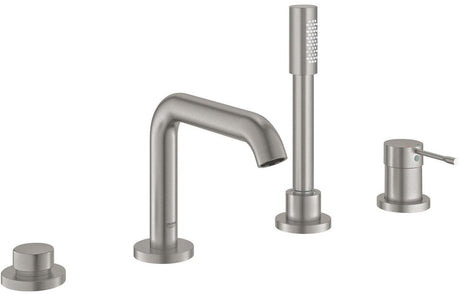 Grohe Essenz neue Vier-Loch-Badewannenrand-Kombination – Supersteel