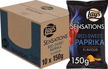 Lay's Sensations Red Sweet Paprika - Chips - 10 x 150 Gramm