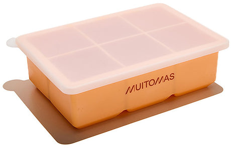 Muitomas Eiswürfelform – Silikon – stilvolles Design – langlebig wiederverwendbar – Pfirsichflaum