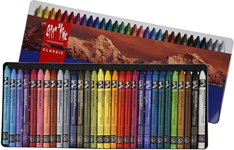 Caran dache caran d'ache neocolor i, L: 10 cm, Stärke 8,5 mm, verschiedene Farben, 30 Stück 1 Box