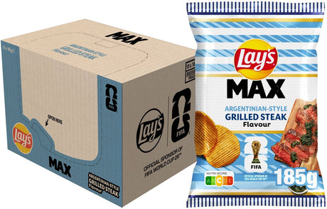 Lay's Max Ribbel Chips FIFA Argentinien Steak 10 x 185 Gramm