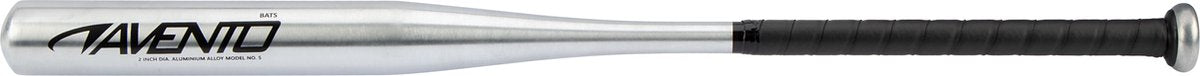 Avento honkbalknuppel - aluminium - 68 cm - zilver zwart