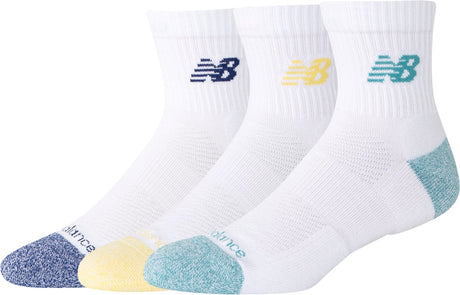 New Balance Active Quarter Sock 3er-Pack Unisex-Sportsocken – verschiedene Farben