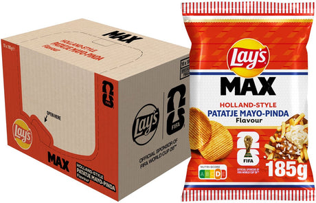 Lay's Max Ribbel Chips FIFA Holland Pommes 10 x 185 Gramm