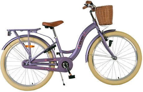 Volare Blossom Kinderfahrrad – Mädchen – 24 Zoll – Lila