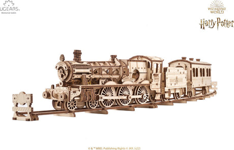 Ugears 3D-Modellbau – Hogwarts™ Express – Harry Potter™ – mechanischer Bausatz aus Holz – Lernspielzeug
