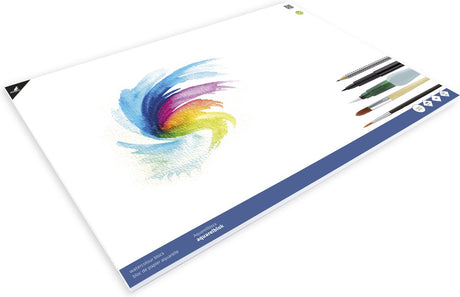 Kangaro-Aquarellpapier – A3 – 300 Gramm – 16 Blatt – cremeweiß – säurefrei