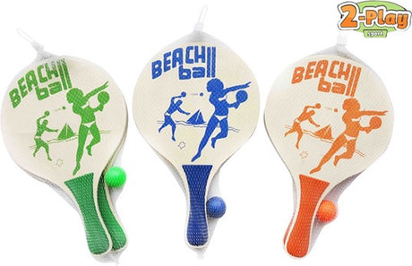 Gametime Beachball-Set 38 x 24 cm Holz blau 3-teilig