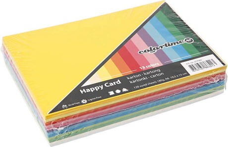Colortime https: www.cchobby.nl frühlingskarton-a6-blatt-105x148-mm-180-gr-diverse-farben-300-div-vellen-1-doos